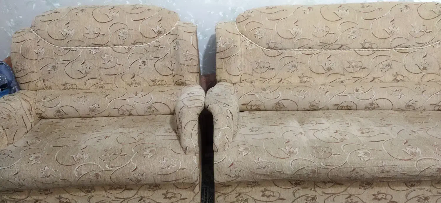 مبلمان راحتی هفت نفره کارکرده|مبلمان خانگی و میز عسلی|اهر, |دیوار