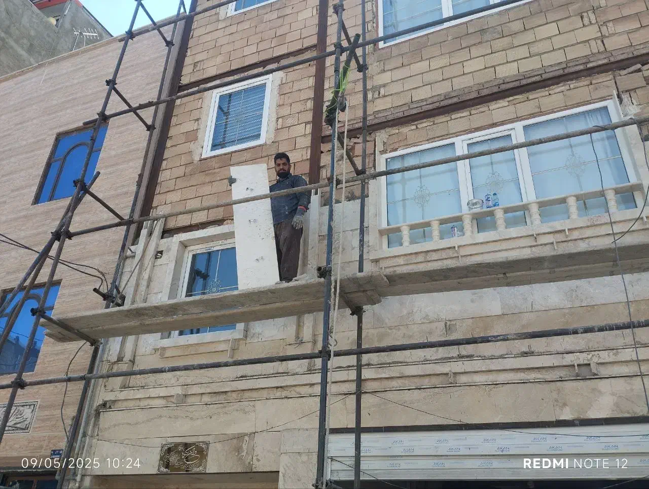 سنگ کاری نما|خدمات پیشه و مهارت|اسلامشهر, زرافشان|دیوار