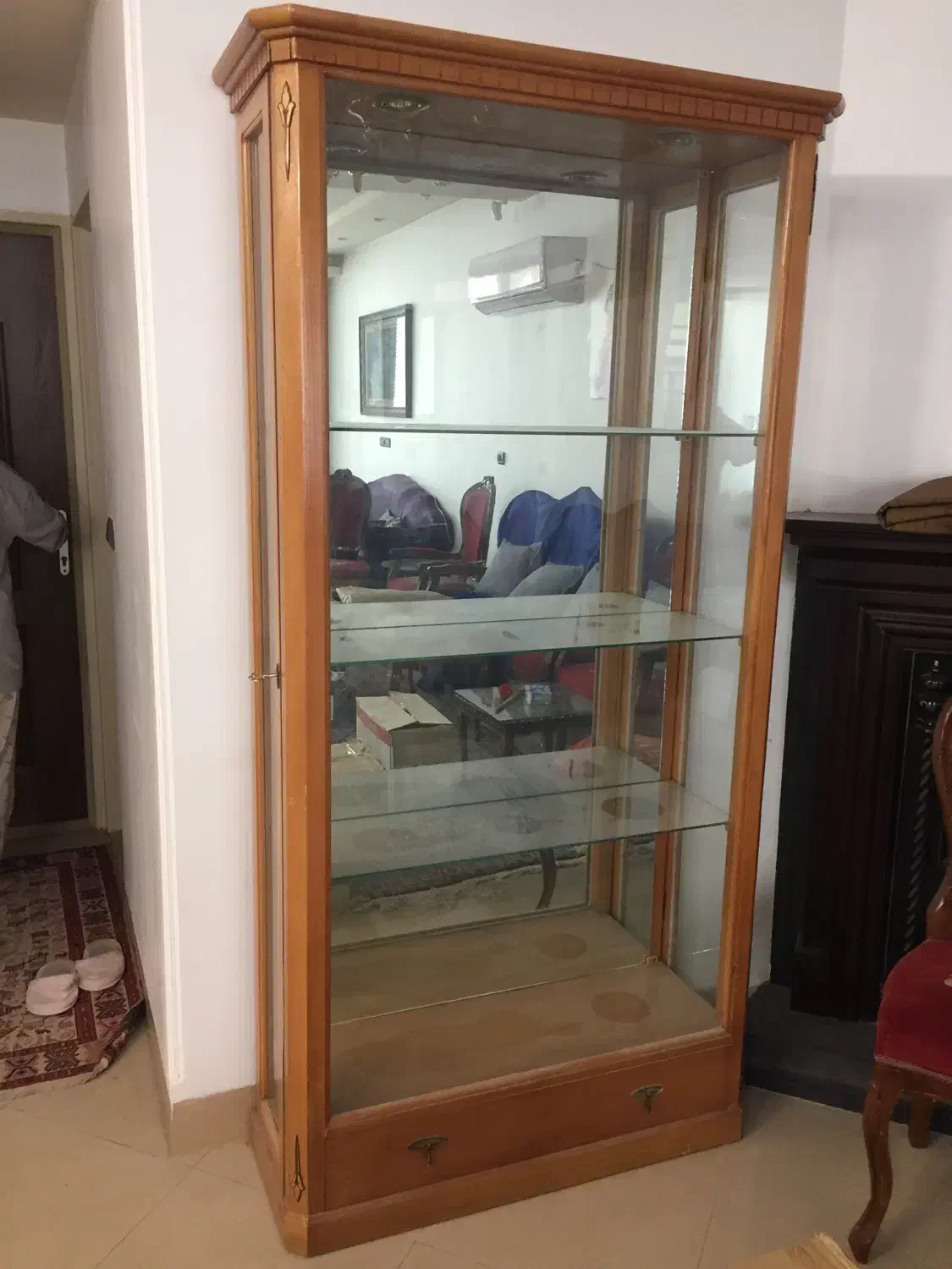 بوفه چوبی ۴ طبقه|بوفه، ویترین، کنسول|یزد, |دیوار