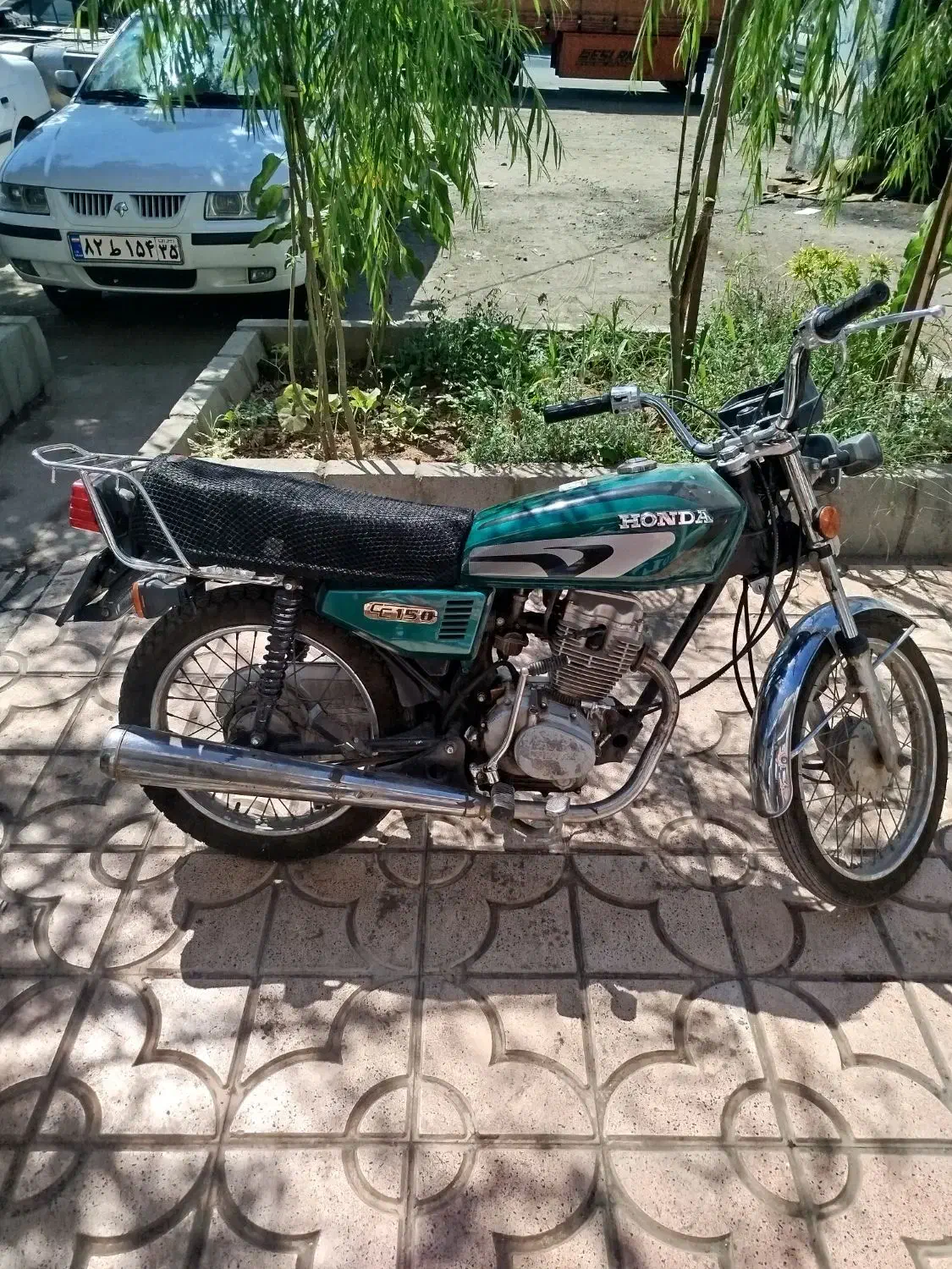 هوندا 150cc مزایده مدل 88 سبز|موتورسیکلت|مرند, |دیوار