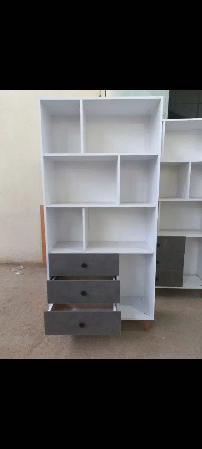 کتاب خانه|کتابخانه، شلف، قفسه‌های دیواری|شیراز, شهرک مطهری|دیوار