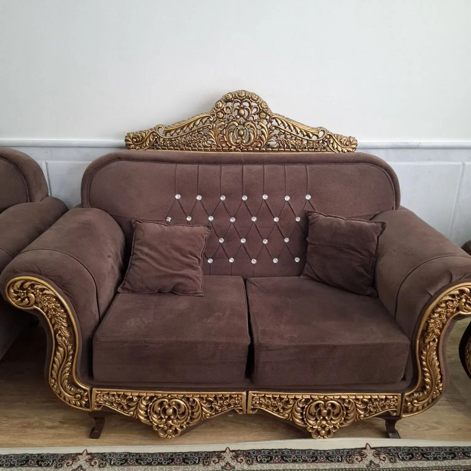 مبل راحتی ۱۰نفره|مبلمان خانگی و میز عسلی|نیشابور, کوی فرهنگیان|دیوار