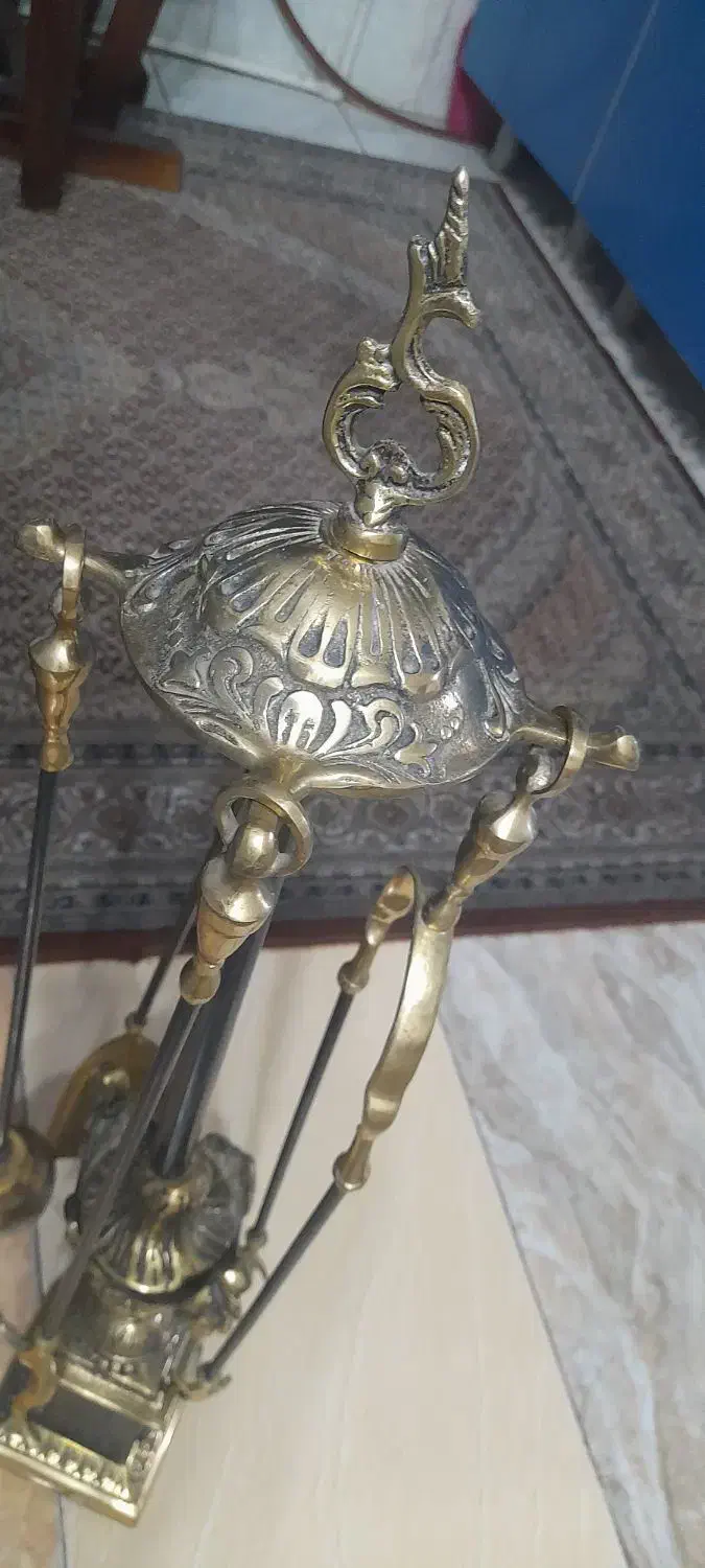 وسایل تزئینی بغل شومینه|کلکسیون اشیاء عتیقه|شریفآباد, |دیوار