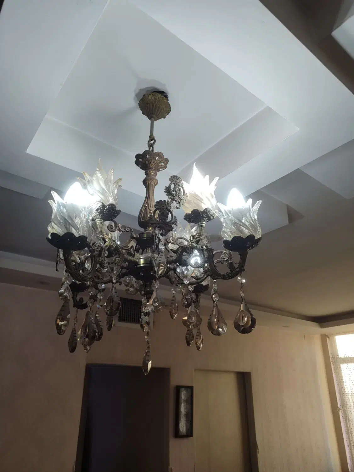 لوستر|لوستر و چراغ آویز|کرج, حصارک پایین|دیوار