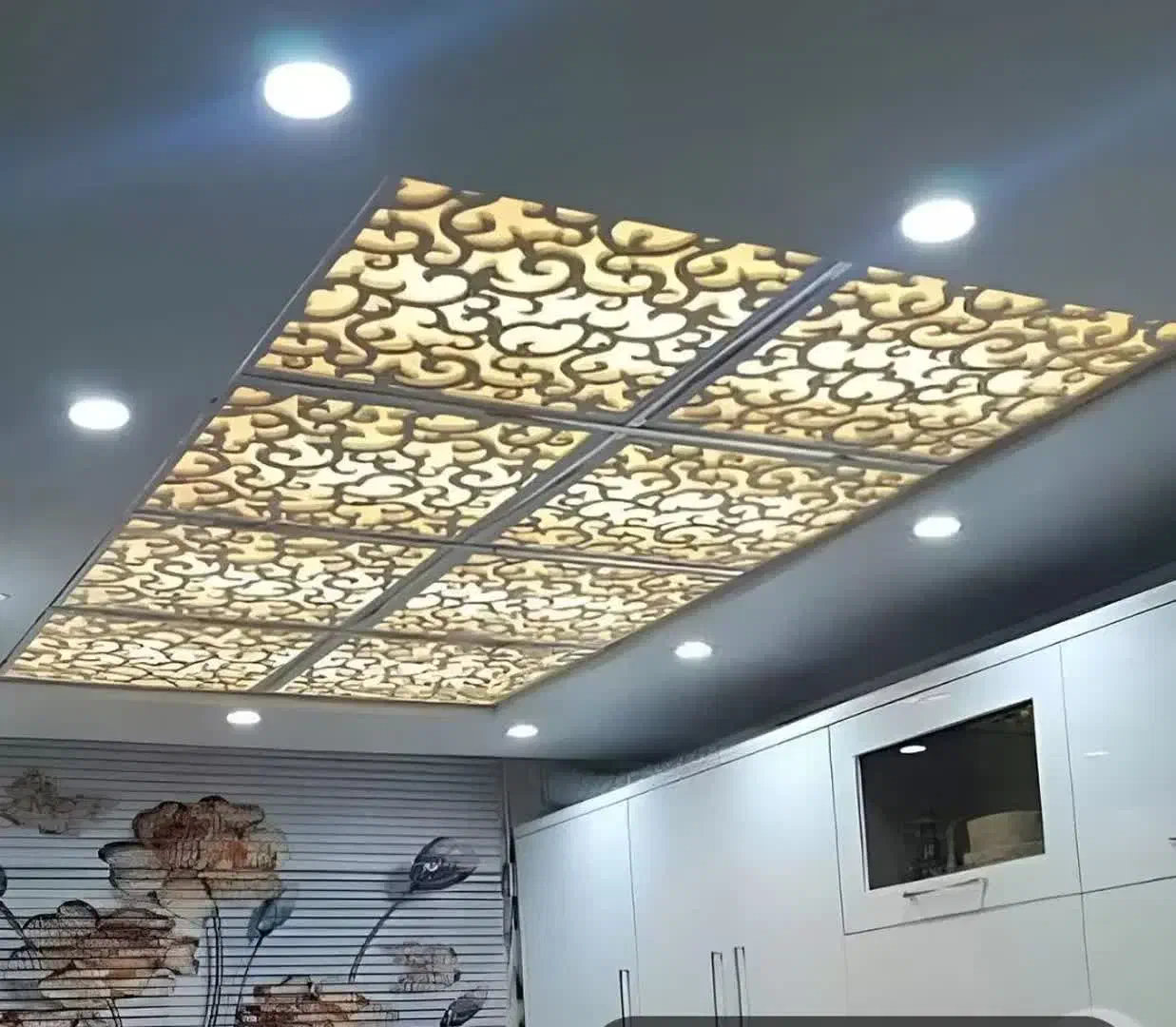 طراحی واجرای سقف کاذب وکناف ولاین نوری|خدمات پیشه و مهارت|قم, علی آباد سعدگان|دیوار