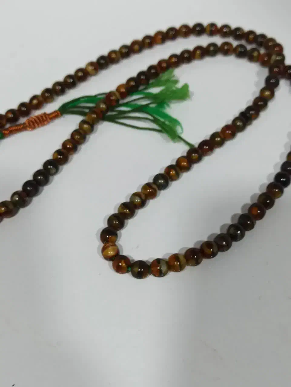 تسبیح عقیق چشم‌ ببری قدیمی قدیمی|زیورآلات و اکسسوری|خرم‌آباد, |دیوار