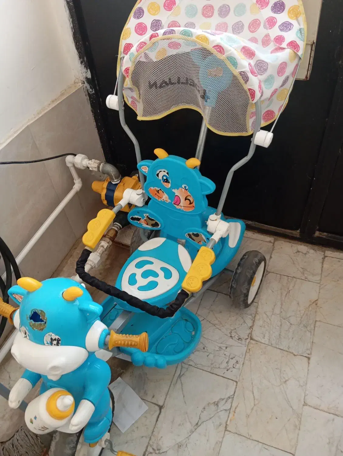 سه چرخه|اسباببازی|قرچک, شهرک گلها|دیوار