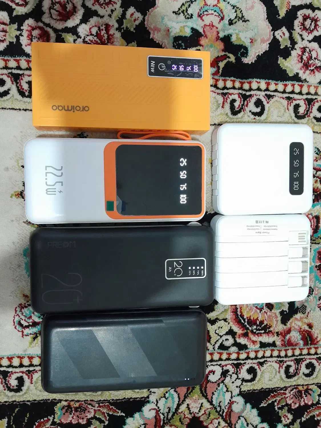 انواع پاوربانک های ۲۰هزار ۴۰هزار نو اکبند|لوازم جانبی موبایل و تبلت|گرگان, |دیوار