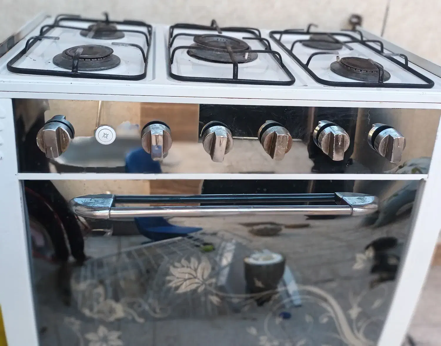 اجاق گاز۵شعله طرح فر|اجاق گاز و لوازم برقی پختوپز|محمدیه-قزوین, |دیوار