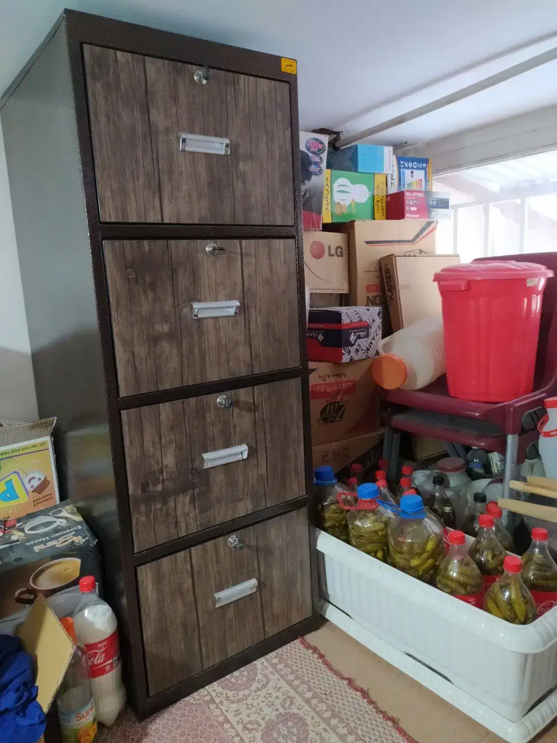 فایل فلزی چهار کشو اداری|دفتر کار|شیروان (خراسان), |دیوار