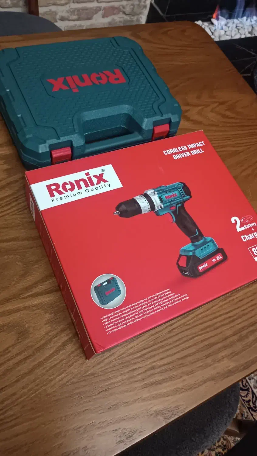 دریل پیچ گوشتی شارژی رونیکس 8615|ابزارآلات|ری, دولتآباد|دیوار