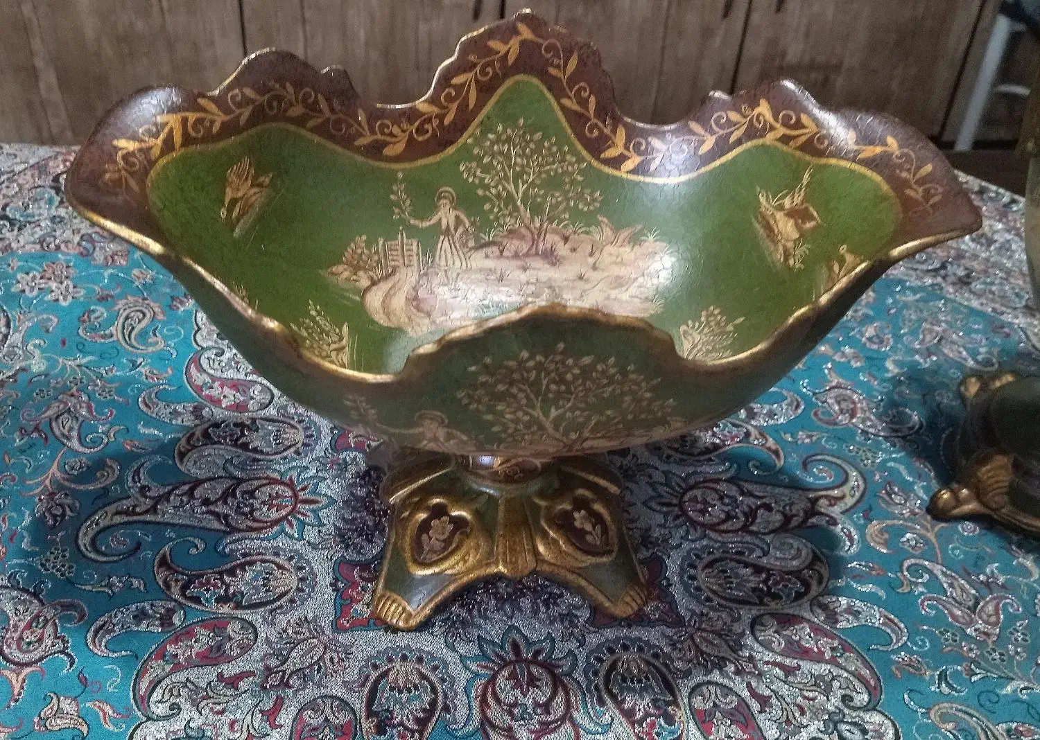 اگرمن سبز مدل زیر خاکی|کلکسیون اشیاء عتیقه|محمدیه-قزوین, |دیوار