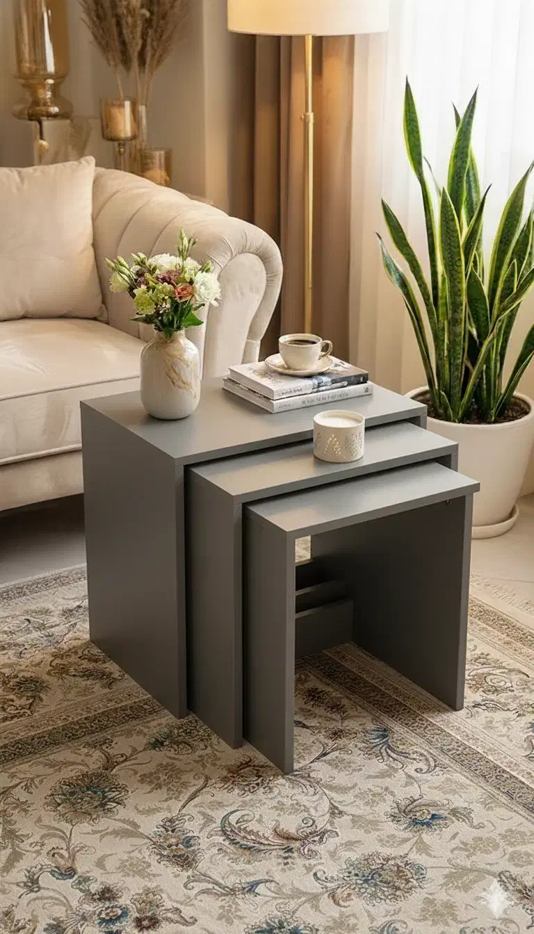 میز عسلی سه تیکه|مبلمان خانگی و میز عسلی|شاهین‌شهر, سعدی جنوبی|دیوار