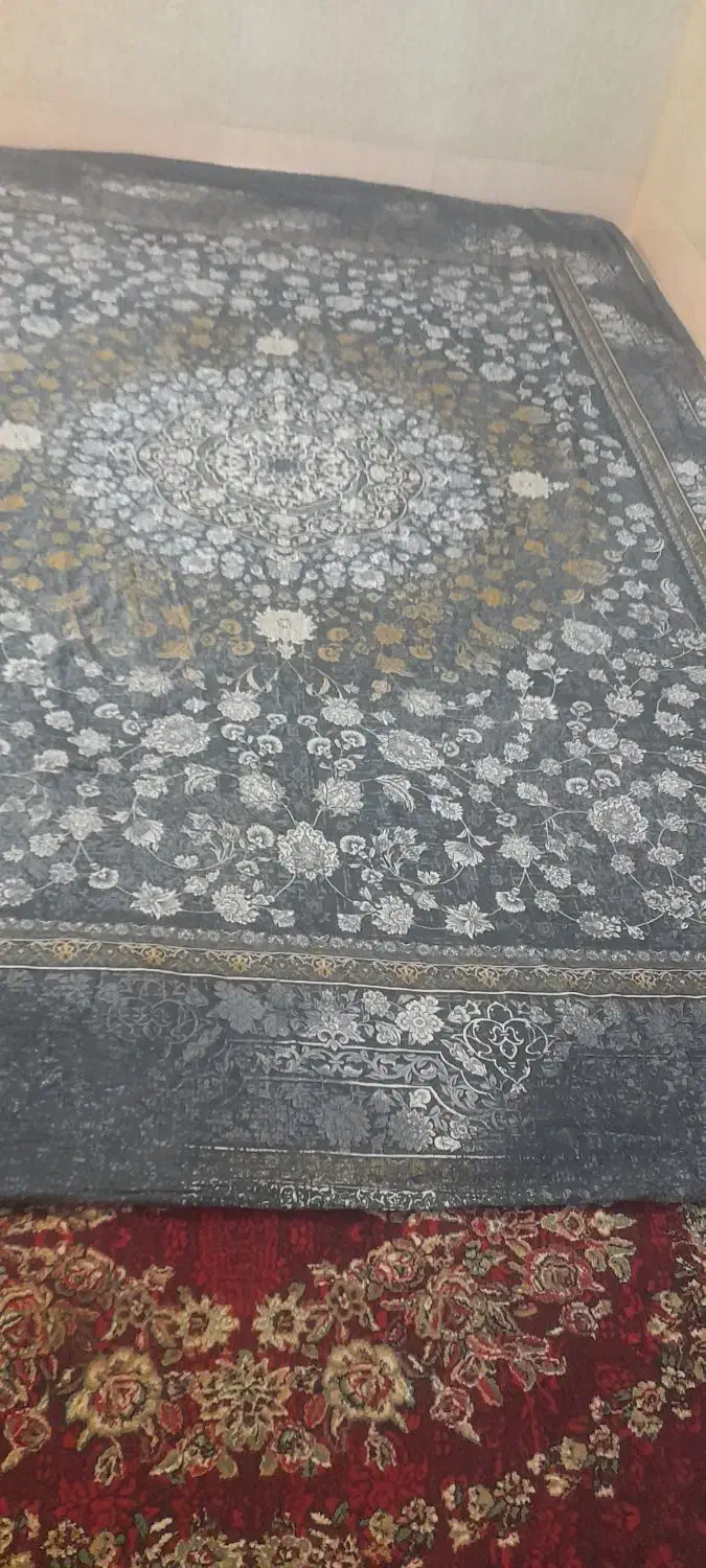 دوعددروفرشی مخمل کشدار نو۱۲متری|روفرشی|قم, شاه ابراهیم|دیوار