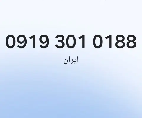 خط 0919 رند|سیمکارت|تهران, تهراننو|دیوار
