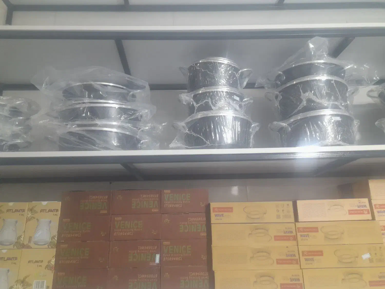 ظروف روحی تفلون شیشه بلور|ظروف پختوپز|قم, شهر قائم|دیوار