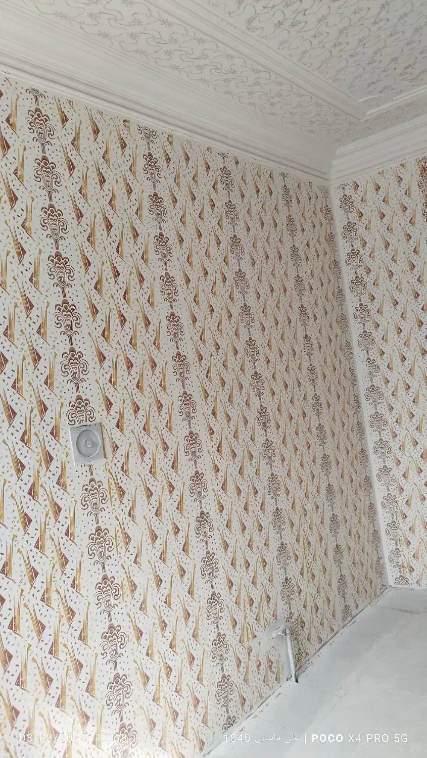نقاش ساختمان رنگ آمیزی خانه طرح کاغذ دیواری|خدمات پیشه و مهارت|سراب, |دیوار