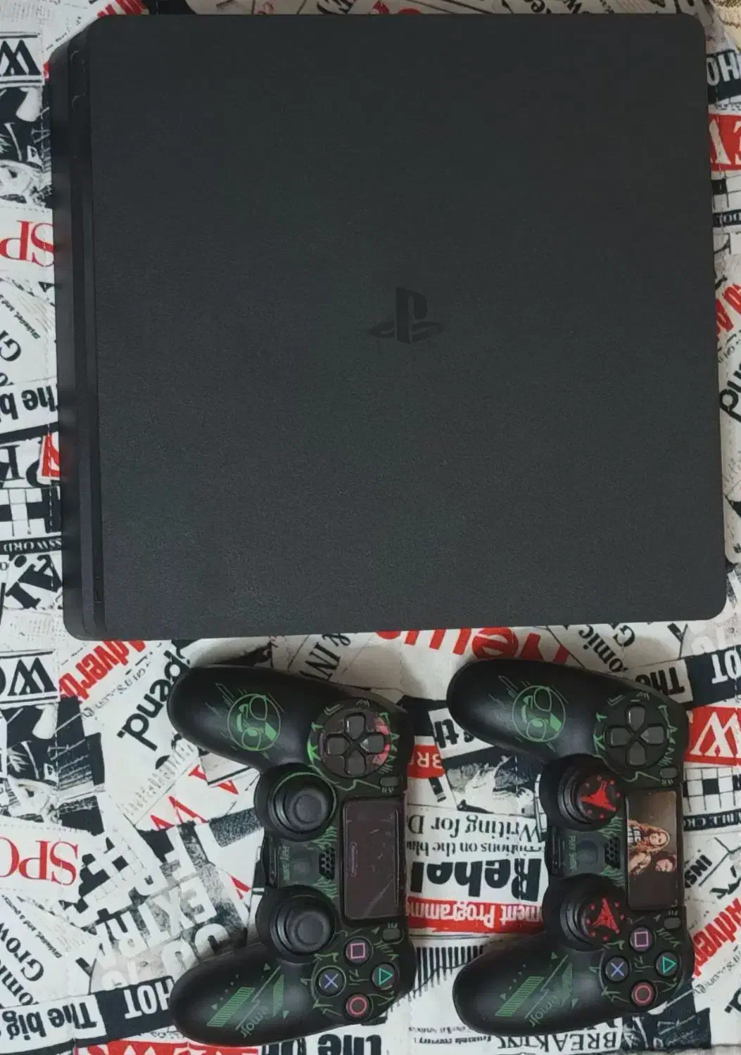 ps4اسلیم دودسته 1 ترابایت|کنسول، بازی ویدئویی و آنلاین|خرم‌آباد, |دیوار