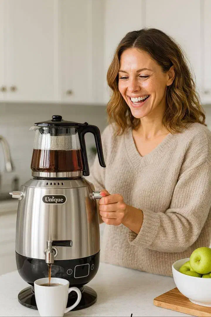 چایساز طرح سماور از برند یونیک شناسه دار اصلی|سماور، چایساز، قهوهساز|سبزوار, فیاض|دیوار