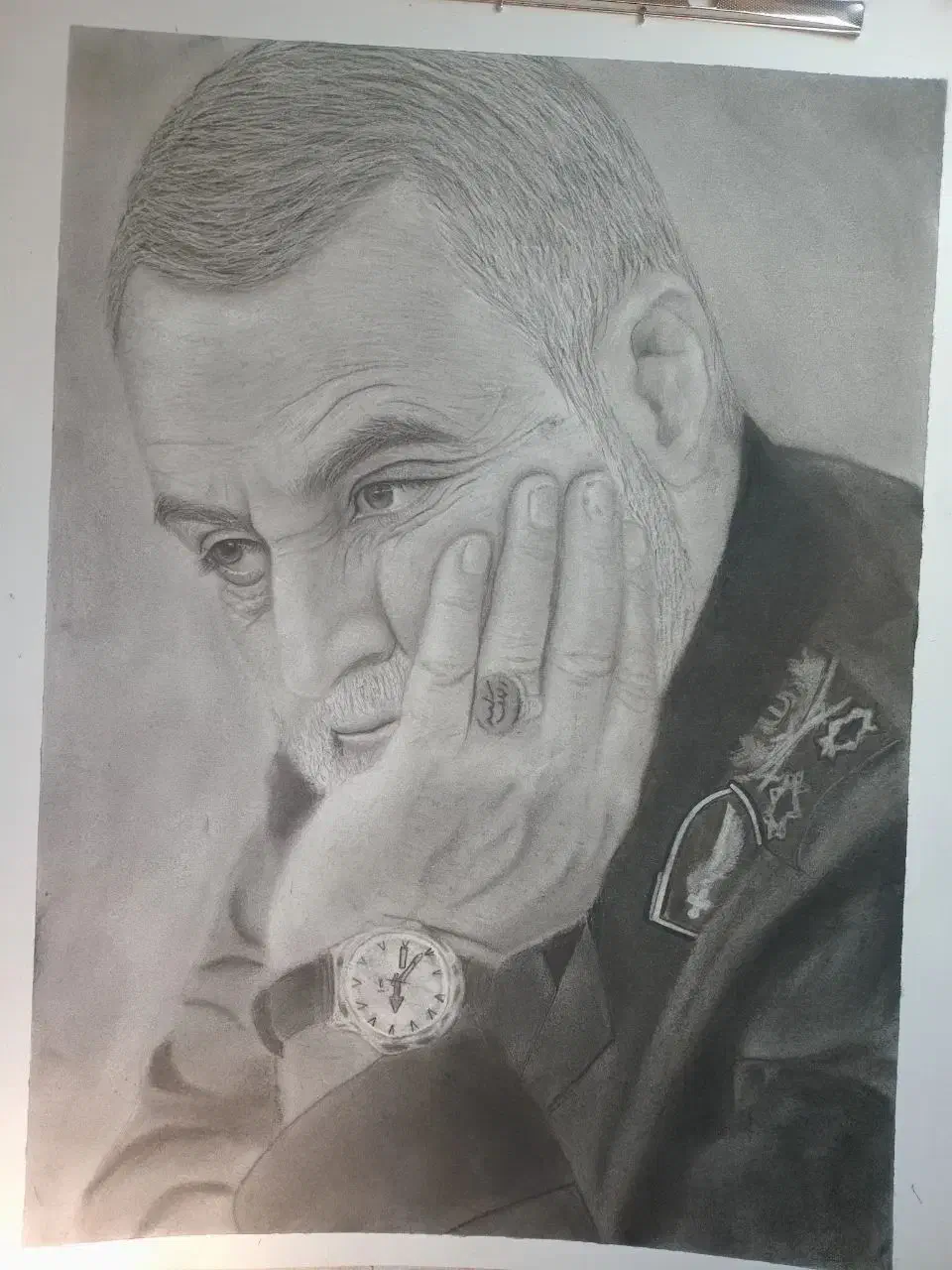 سفارش نقاشی سیاه قلم|تابلو، نقاشی، عکس|دورود, |دیوار