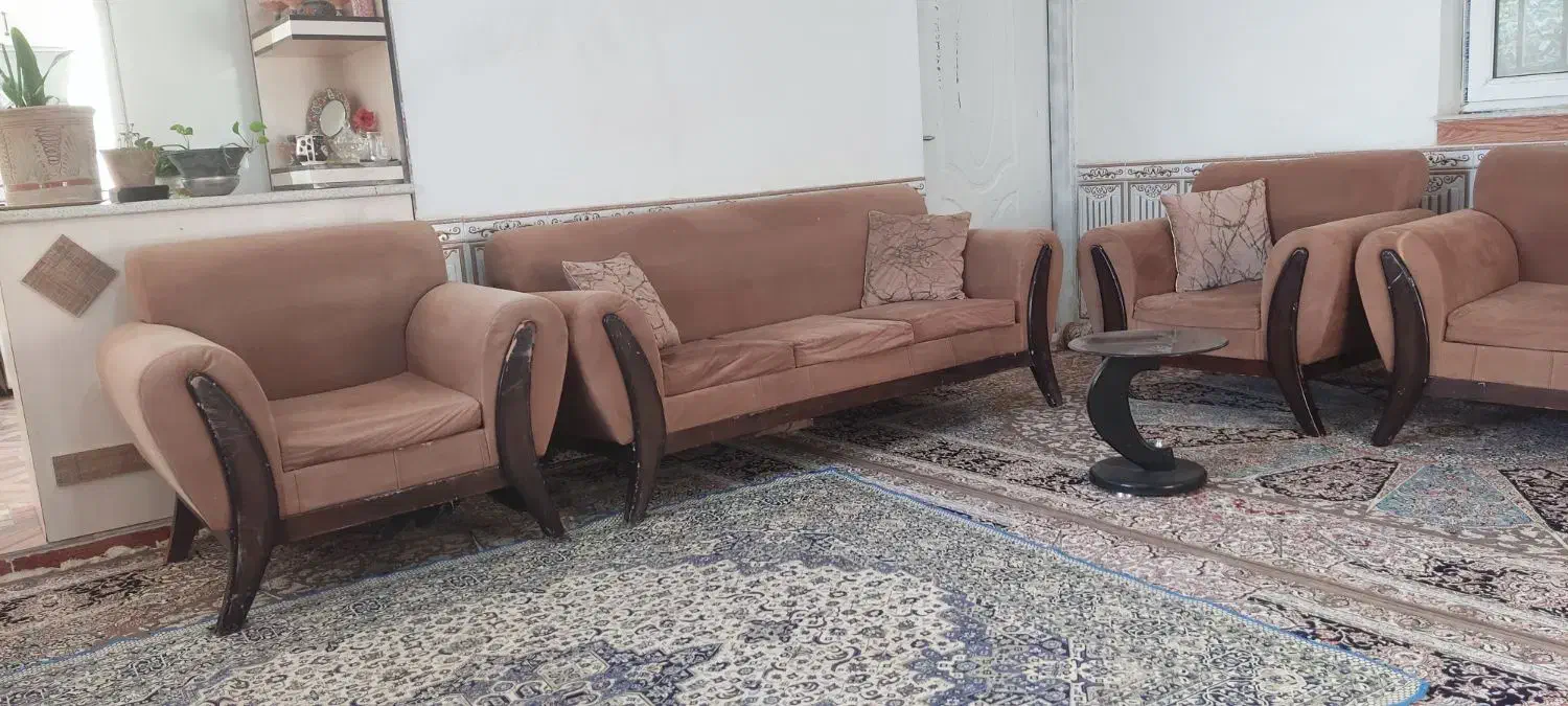 مبل۷نفره|مبلمان خانگی و میز عسلی|درگزین, |دیوار