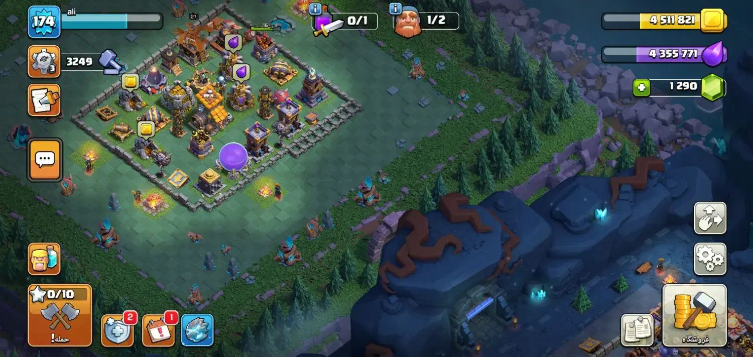 اکانت کلش اف کلنز|کنسول، بازی ویدئویی و آنلاین|بجنورد, |دیوار