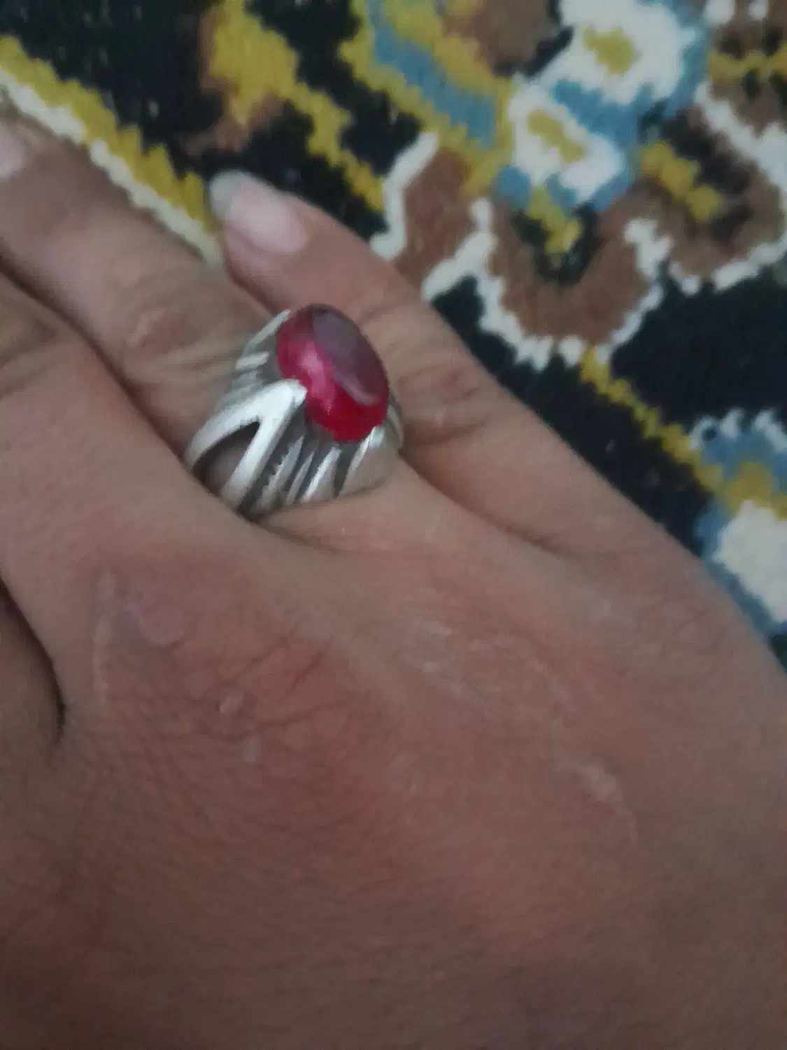 انگشتر یاقوت سرخ زیبا|جواهرات|داران, |دیوار