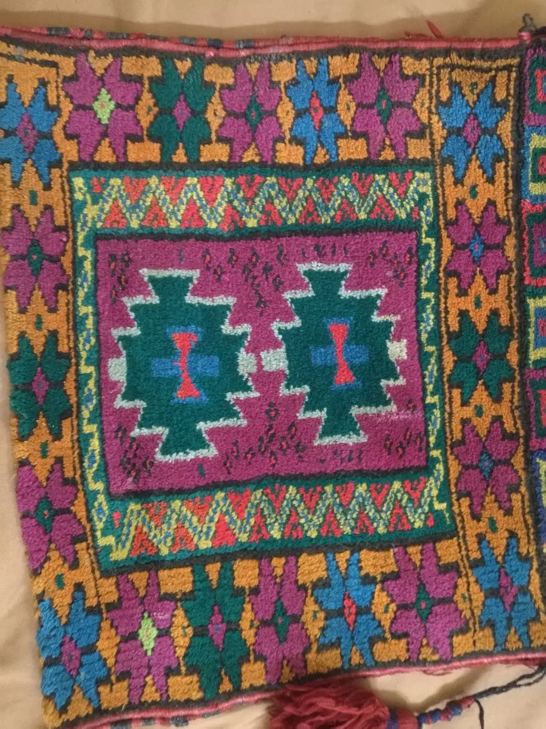 خرجین دستباف قدیمی 50در80|کلکسیون اشیاء عتیقه|شاهین‌شهر, نبوت|دیوار