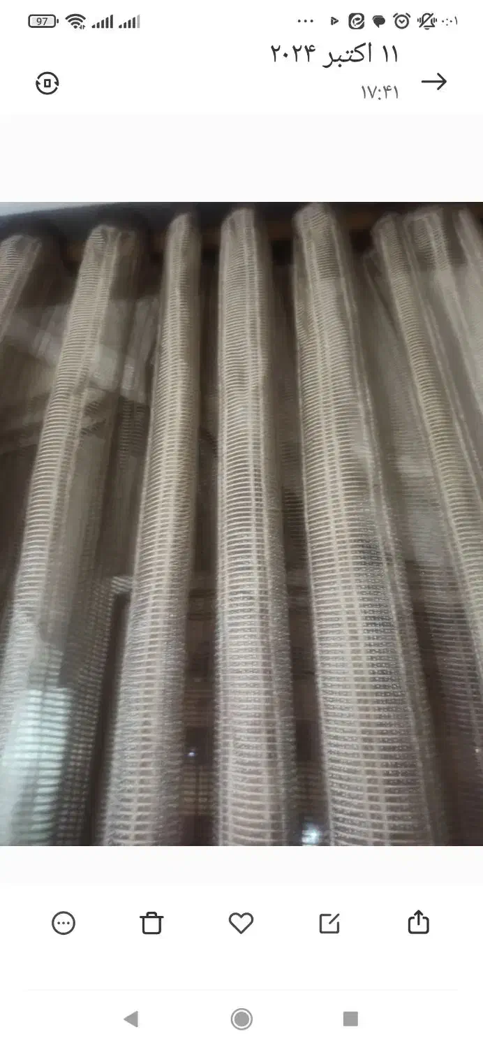 پرده اتاق اشپز خانه تور عالی و (زیر پردهای ۳متر)|پرده، رانر، رومیزی|مشهد, چهارچشمه|دیوار