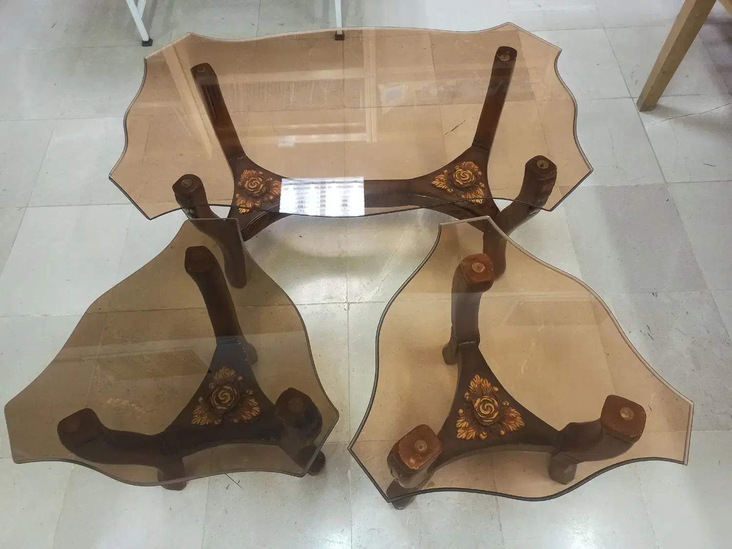 میز عسلی چوبی سلطنتی|مبلمان خانگی و میز عسلی|بوکان, |دیوار