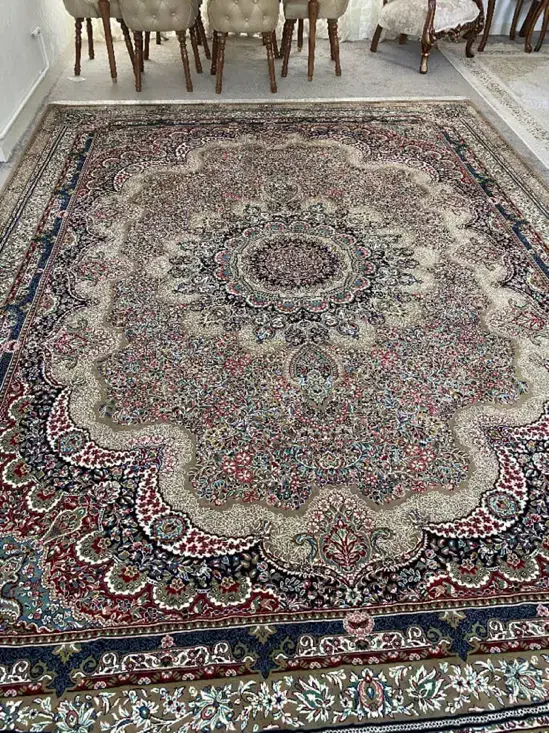 فرش ۱۲ متری زمرد مشهد در حد نو|فرش|جم, |دیوار