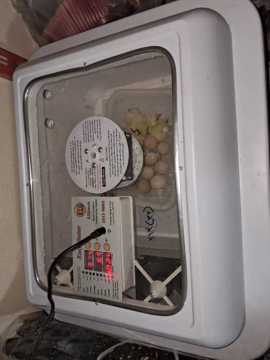 جوجه کشی ایزی باتور۲ .گنجایش ۹۶ عددی تخم مرغ|لوازم جانبی حیوانات|سنندج, |دیوار