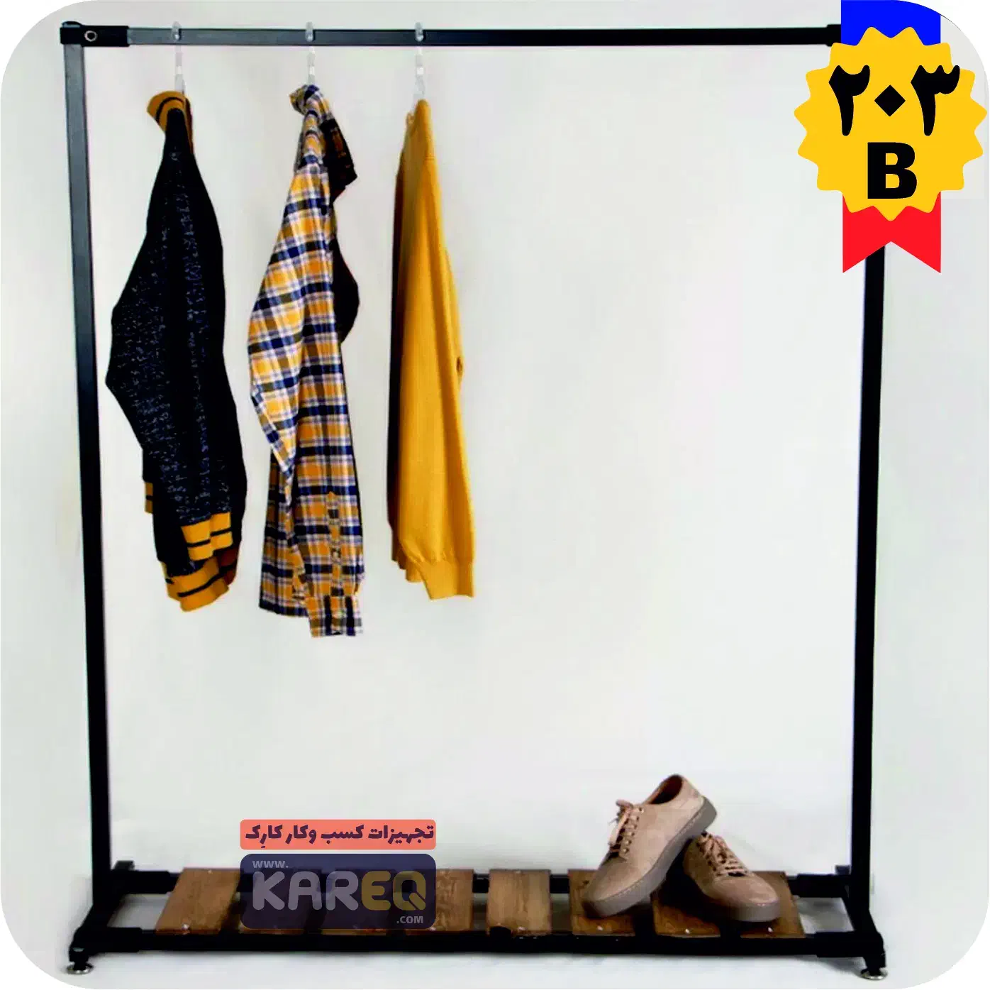 رگال لباس استندی بلند و کوتاه کد 203B|بندرخت و رختآویز|اصفهان, شاهد|دیوار