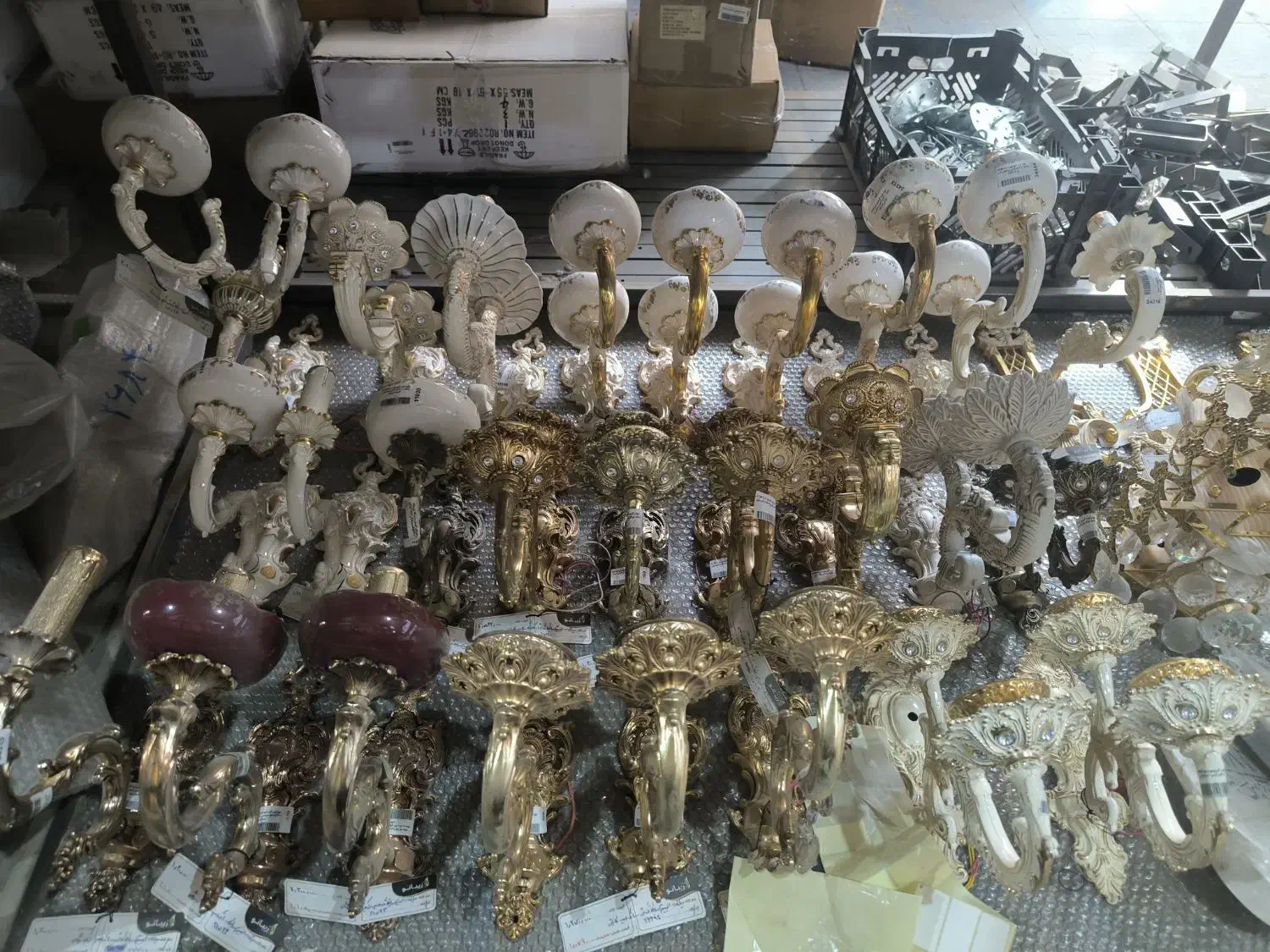دیوارکوب.لوستر|لوستر و چراغ آویز|قم, الغدیر|دیوار