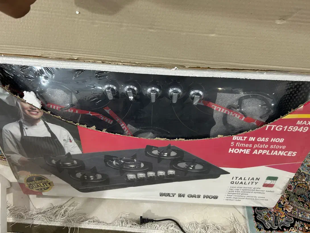 گاز رومیزی ۵ شعله|اجاق گاز و لوازم برقی پختوپز|تهران, شهرک ولیعصر جنوبی|دیوار