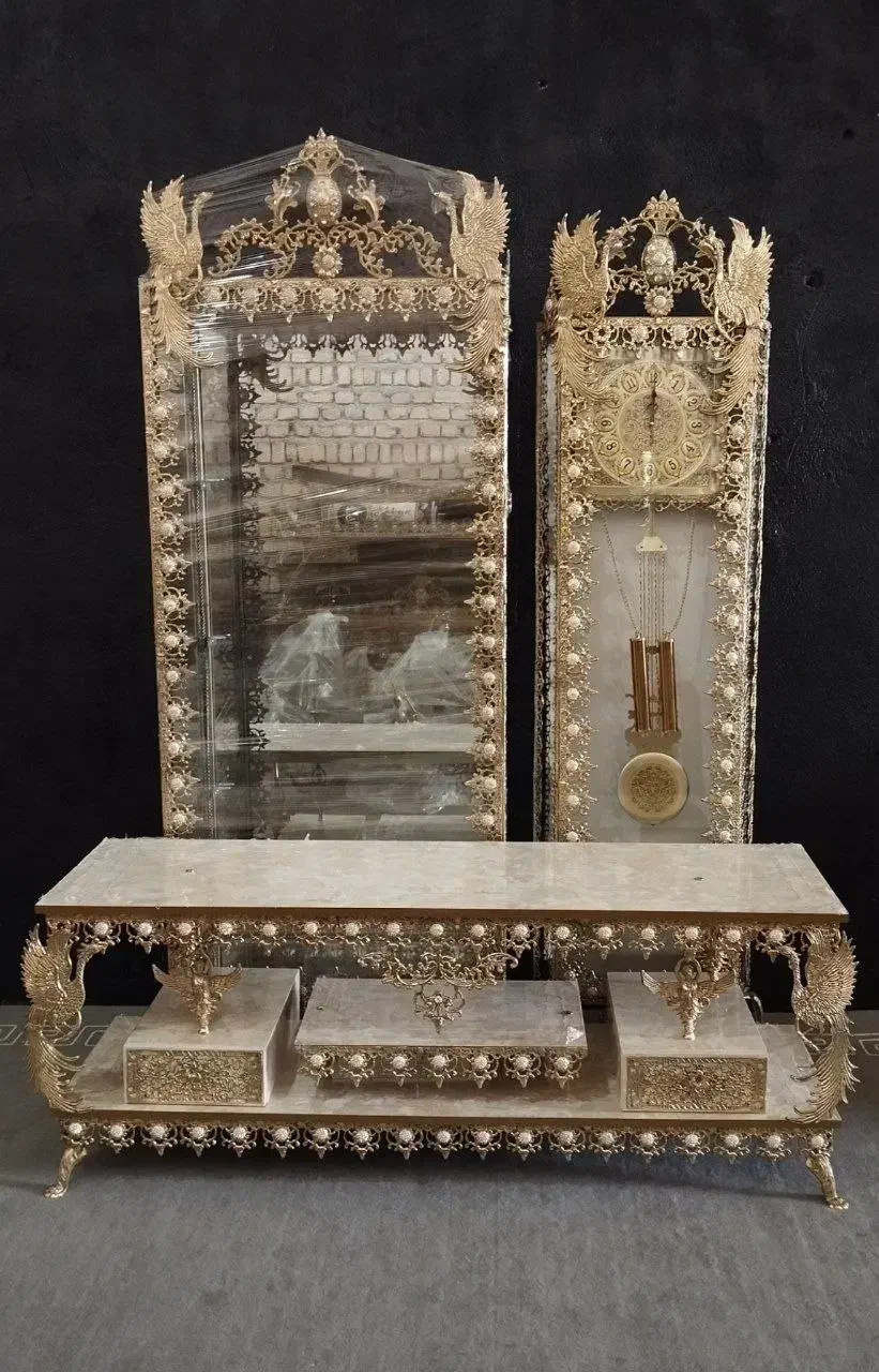 میز بوفه کنسول  برنزی|بوفه، ویترین، کنسول|کرج, حصارک پایین|دیوار