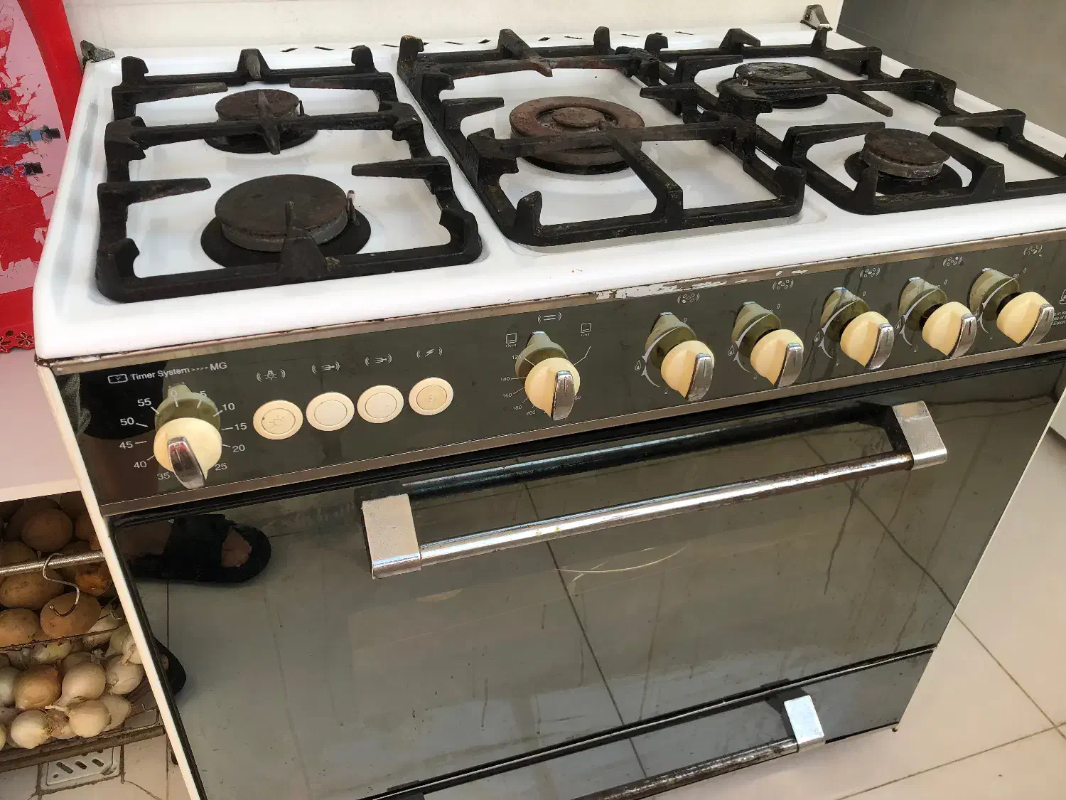 گاز فر ۵ شعله|اجاق گاز و لوازم برقی پخت‌وپز|قائم‌شهر, |دیوار