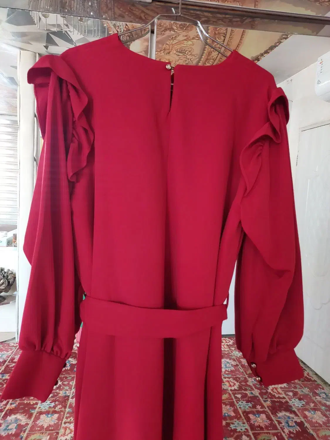 پیراهن قرمز مجلسی|لباس|ری, هاشمآباد|دیوار