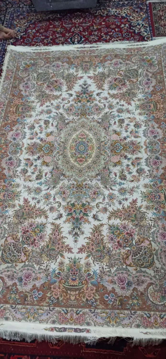 فرش 6متری گلدانی خطیبی رج55|فرش|میاندوآب, |دیوار