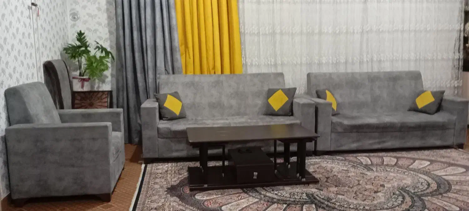 مبلمان 12نفره|مبلمان خانگی و میز عسلی|صومعه‌سرا, |دیوار