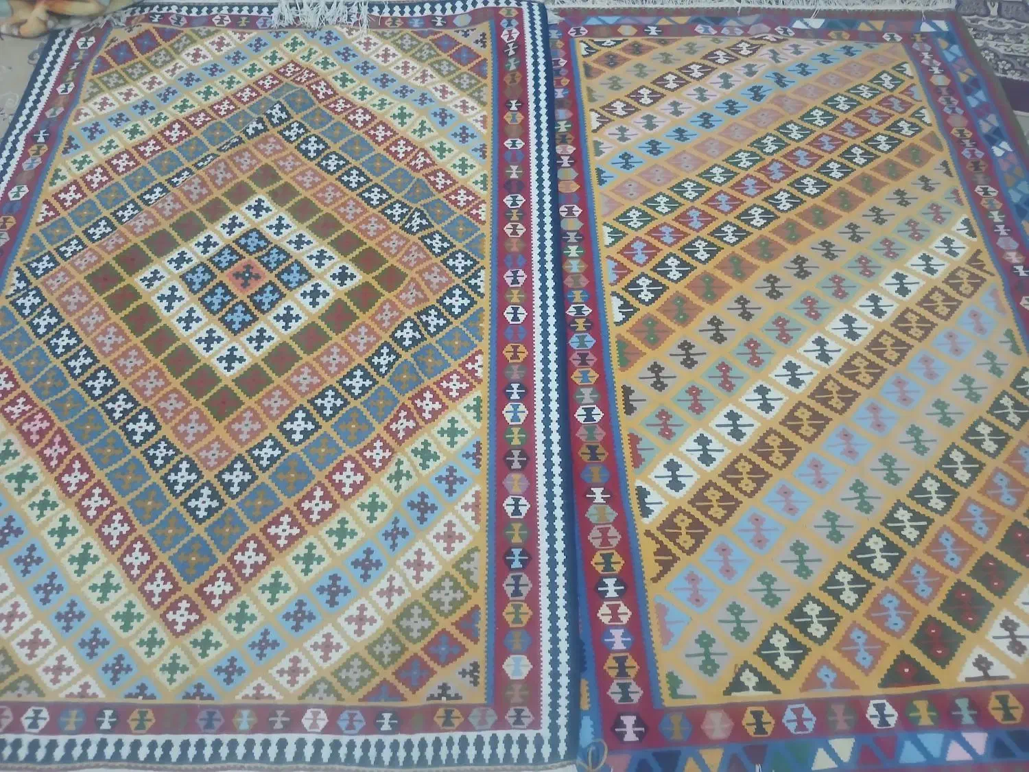 فروش گلیم  دست بافت|گلیم، جاجیم، گبه|فیروزآباد (فارس), |دیوار