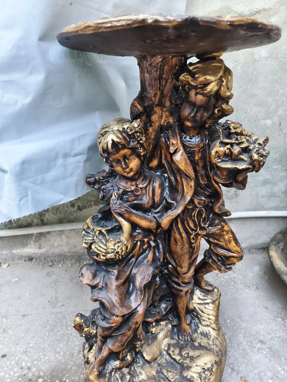 مجسمه گچی زن و شوهر|مجسمه، تندیس، ماکت|بوشهر, |دیوار