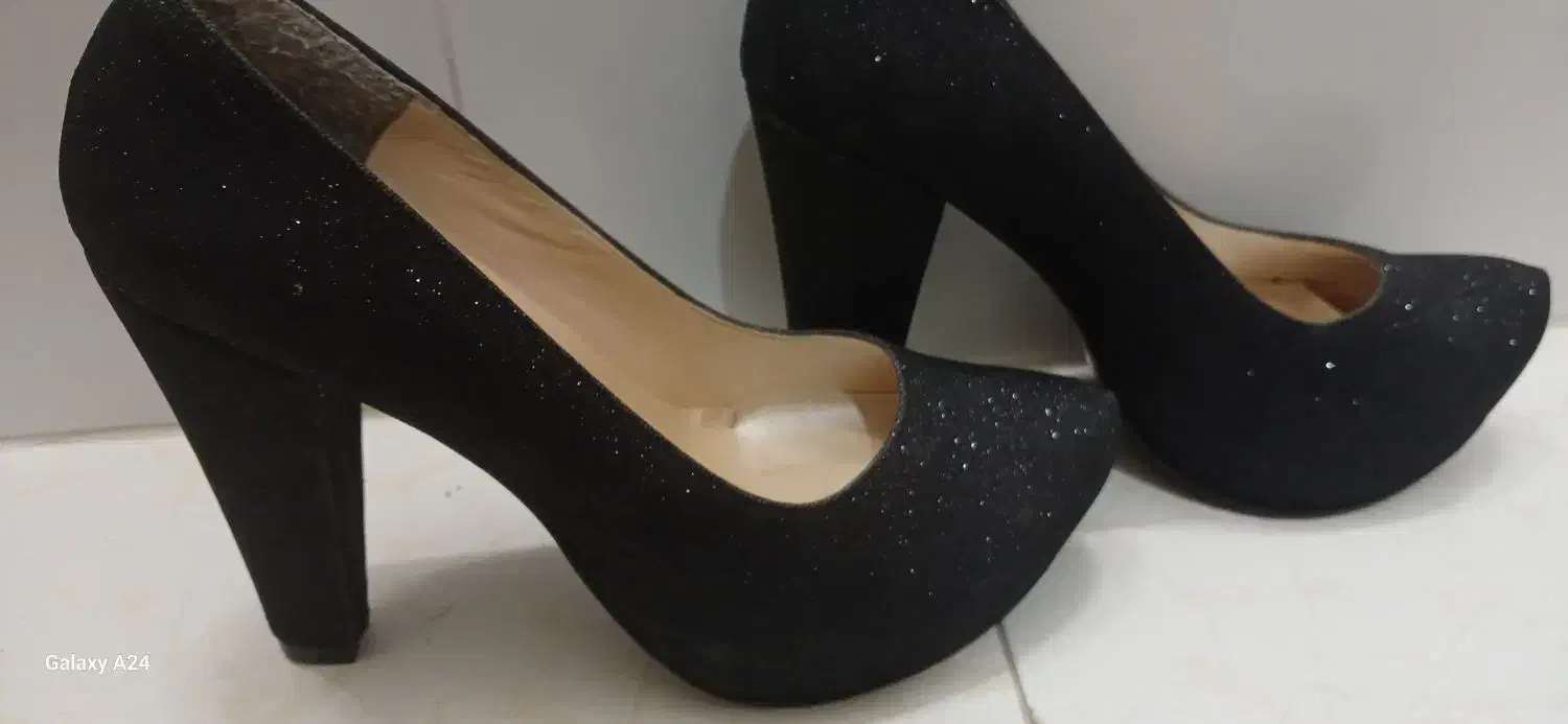 کفش مجلسی مشکی|کیف، کفش، کمربند|گلپایگان, |دیوار