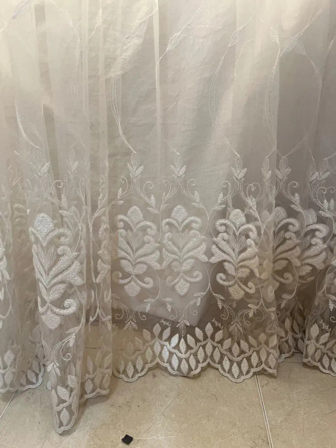 دو عدد پرده پذیرایی و چوب پرده|پرده، رانر، رومیزی|بندرعباس, |دیوار