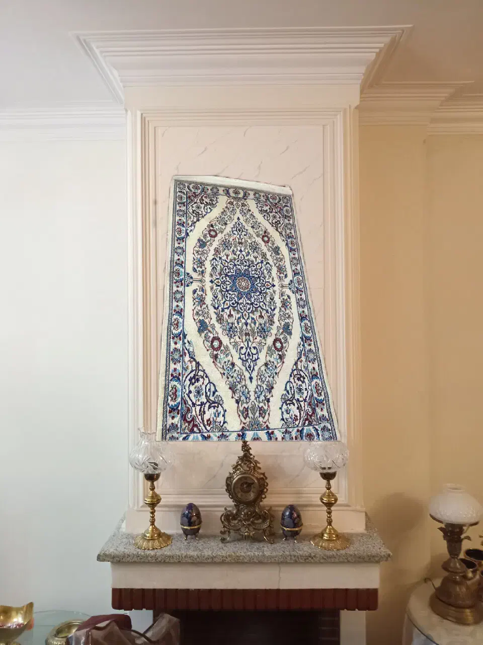 بنام خدا قالیچه ناعین قدیمی،۶لا۶۰رج|فرش|تهران, سنائی|دیوار