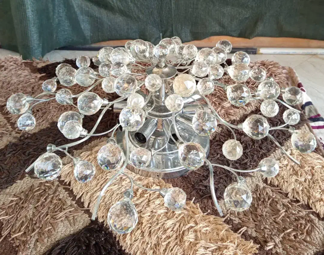 لوستر کریستالی 5عدد|لوستر و چراغ آویز|بندرعباس, |دیوار