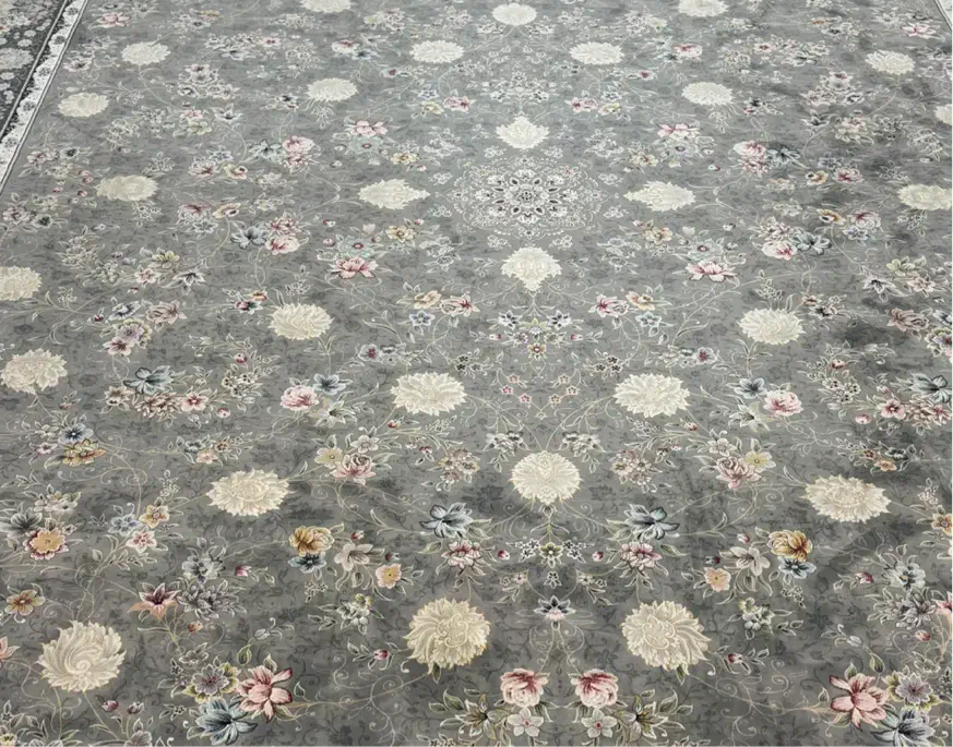 فرش طوسی شیک و خاص مناسب هر دکوراسیونی قیمت مناسب|فرش|رشت, معلم|دیوار