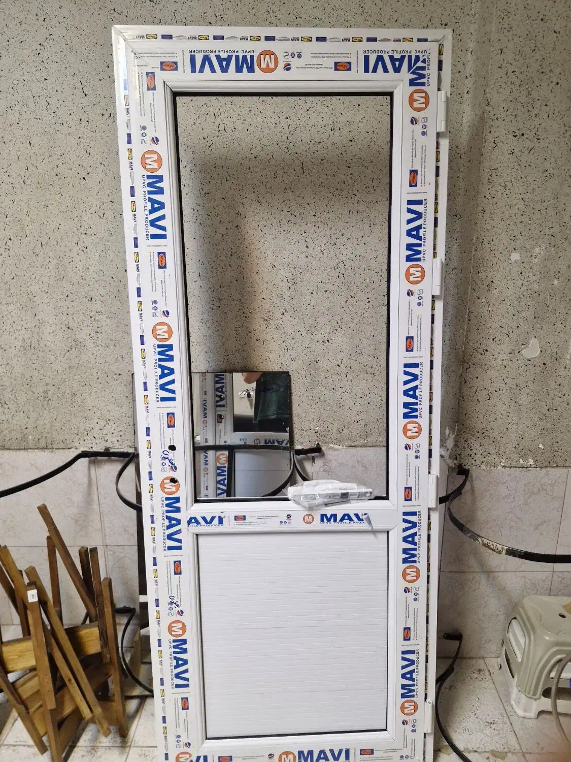 درب آلمینیوم upvc|مصالح و تجهیزات ساختمان|شیراز, کاراندیش|دیوار