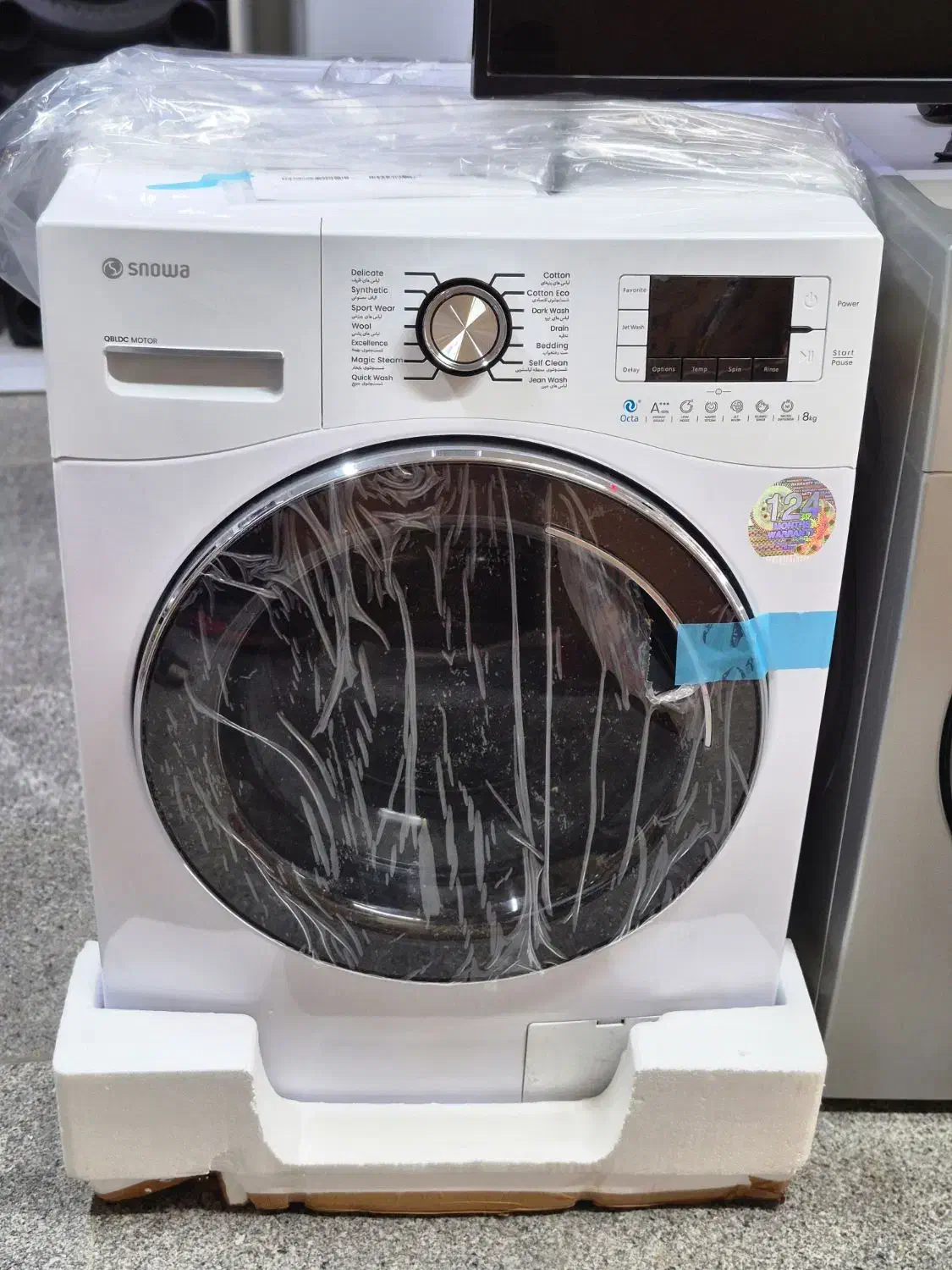 لباسشویی اسنوا ۸ کیلویی D80 آکبند|ماشین لباسشویی و خشککن لباس|مشهد, توس (بلوار توس)|دیوار