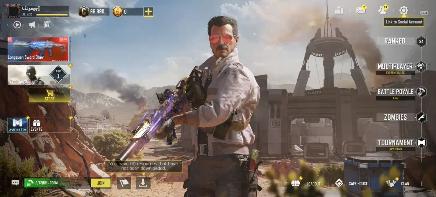 اکانت کالاف لول 400|کنسول، بازی ویدئویی و آنلاین|کرمان, |دیوار